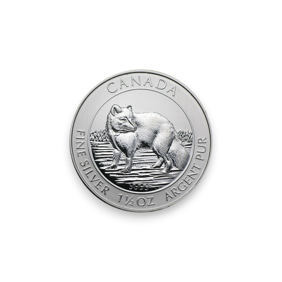 Buy 2014 1.5 oz Canadian $8 Arctic Fox Silver Coin .9999 Fine | PURE